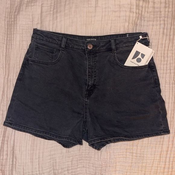 *NWT* Frank and Oak - The Stevie Good Cotton Jean Short - Black - 31 - Picture 4 of 11